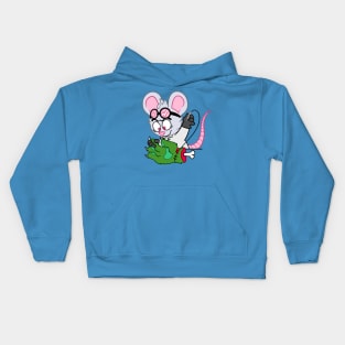 Dr Catnip at work Kids Hoodie